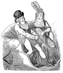 एक गोल्डफिंच और उनकी मालकिन, 1796।