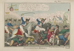 मैनचेस्टर हीरोज, 1819 द्वारा आइजैक रॉबर्ट क्रूइशांक
