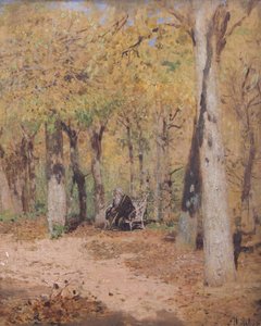ऑटम मूसिंग, 1883 द्वारा इसहाक इलिच लेविटन