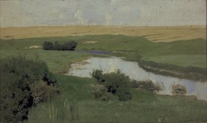 छोटी नदी इस्तरा, 1885-1886 द्वारा इसहाक इलिच लेविटन