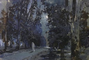 छायाएं। चांदनी रात, 1880 के दशक। द्वारा इसहाक इलिच लेविटन