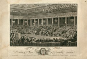 नेशनल असेंबली, 1790 में 4 अगस्त, 1789 की रात।