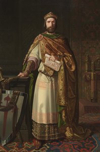 लियोन के राजा फर्डिनेंड द्वितीय, 1850 द्वारा इसिडोरो लोज़ानो