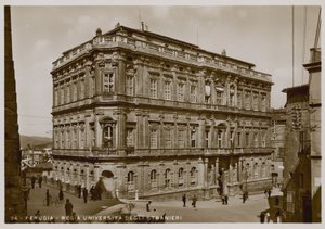 पेरुगिया, यूनिवर्सिटा डिली स्ट्रानेरी, सी 1920 द्वारा इतालवी फोटोग्राफर