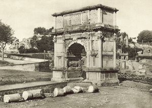 रोमन फोरम, आर्क ऑफ टाइटस द्वारा इतालवी फोटोग्राफर