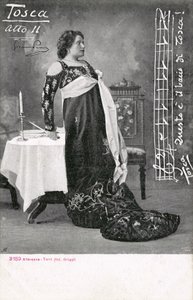 Tosca से दृश्य (b/w फोटो) द्वारा इतालवी फोटोग्राफर