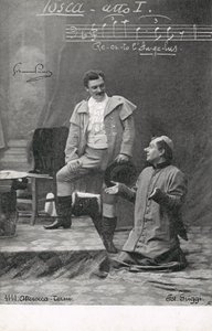 Tosca से दृश्य (b/w फोटो) द्वारा इतालवी फोटोग्राफर