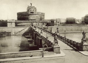 सेंट एंजेलो कैसल और ब्रिज द्वारा इतालवी फोटोग्राफर