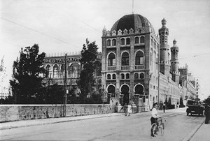 वेनेज़िया, लीडो, ग्रांड होटल एक्सेलसियर (बी/डब्ल्यू फोटो) द्वारा इतालवी फोटोग्राफर