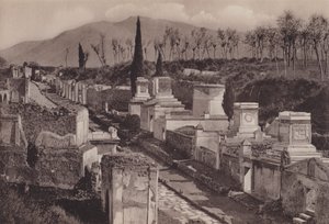डेले टॉम्बे के माध्यम से, कब्रों की सड़क (बी / डब्ल्यू फोटो) द्वारा इतालवी फोटोग्राफर