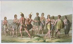 दक्षिण कैरोलिना से अमेरिकन इंडियंस, c.1820 द्वारा इतालवी स्कूल