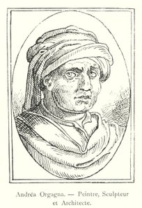 एंड्रिया ऑर्गग्ना, चित्रकार, मूर्तिकार और वास्तुकार (उत्कीर्णन) द्वारा इतालवी स्कूल