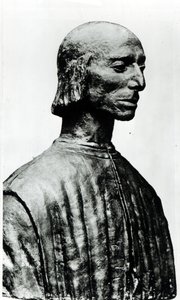 निकोलो मैकियावेली की बस्ट (1469-1527)