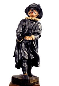 Commedia dell'arte: सेराफिन थिएटर से डॉटोर बालनज़ोन (बोलोग्ना के डॉक्टर) (बोलोनीज़) का चरित्र। 18वीं सदी के इटैलियन स्कूल की पॉलीक्रोम लकड़ी की मूर्ति। पेरिस, मुसी कार्नावाले द्वारा इतालवी स्कूल