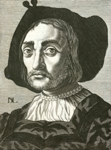 Donato Bramante, इतालवी पुनर्जागरण वास्तुकार (उत्कीर्णन) द्वारा इतालवी स्कूल