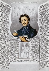 गेटानो डोनिज़ेट्टी, इतालवी संगीतकार (1797-1848) द्वारा इतालवी स्कूल