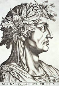 Galba (3 ईसा पूर्व 69 ईसवी), 1596 द्वारा इतालवी स्कूल