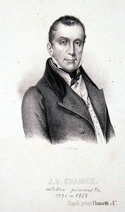 जोहान बैपटिस्ट क्रैमर (1771-1858) रिक्टर द्वारा उकेरा गया (उत्कीर्णन) द्वारा इतालवी स्कूल