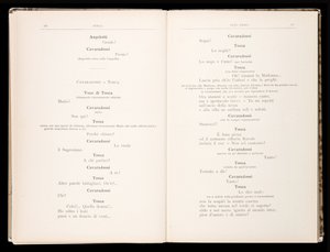 जियाकोमो पक्कीनी द्वारा टोस्का द्वारा लिब्रेटो, रिकोर्डी संस्करण, इटली द्वारा इतालवी स्कूल