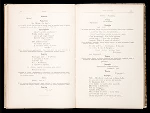 जियाकोमो पक्कीनी द्वारा टोस्का द्वारा लिब्रेटो, रिकोर्डी संस्करण, इटली द्वारा इतालवी स्कूल