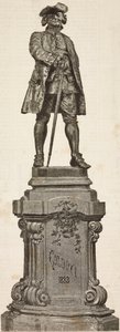 एंटोनियो दाल ज़ोटो द्वारा कार्लो गोल्डोनी (1707-1793) का स्मारक, 20 दिसंबर को अनावरण किया गया द्वारा इतालवी स्कूल