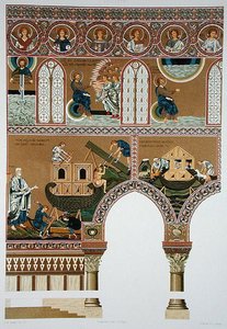 Monreale की गुफा से मोज़ाइक द्वारा इतालवी स्कूल