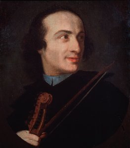 जीउसेप टार्टिनी (1692-1770) इतालवी वायलिन वादक और संगीतकार के चित्र। द्वारा इतालवी स्कूल