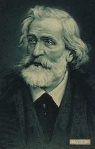 Giuseppe Verdi का चित्र द्वारा इतालवी स्कूल