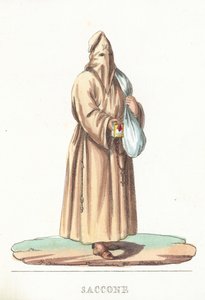 Saccone (रंगीन उत्कीर्णन) द्वारा इतालवी स्कूल