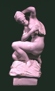 जियाम्बोग्ना (1529-1608) विनोवो फैक्ट्री द्वारा कांस्य के बाद स्टैच्यूएट, 18 वीं शताब्दी के अंत में (चीनी मिट्टी के बरतन) द्वारा इतालवी स्कूल