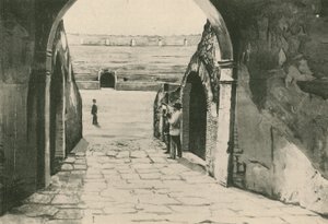एम्फीथिएटर का प्रिंसिपल एंट्रेंस जैसा कि यह है द्वारा इतालवी स्कूल