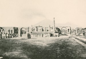 सिविल फोरम में जोव का मंदिर जैसा कि यह है (गुरुत्वाकर्षण) द्वारा इतालवी स्कूल