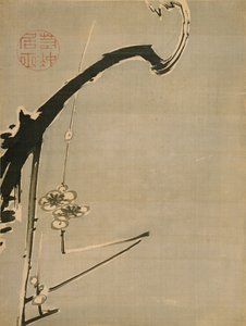 प्लम ब्लॉसम - जकुचु, इतो (1716-1800) - 18वीं सदी - कागज पर जल रंग और स्याही - 34,8x26,2 - सनटोरी म्यूज़ियम ऑफ़ आर्ट