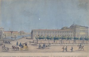 सेंट पीटर्सबर्ग में Anichkov पैलेस, 1814 द्वारा इवान एलेक्सेयेविच इवानोव