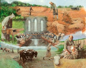काम पर भिक्षु, c13 वीं सदी, c1990-2010