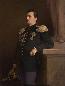 1847-1909, 1880 के रूस के ग्रैंड ड्यूक व्लादिमीर अलेक्जेंड्रोविच का पोर्ट्रेट