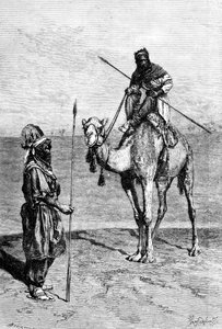 एक यात्रा पर तुआरेस, उत्तरी अफ्रीका, 1895। द्वारा इवान प्राणिशनिकॉफ़
