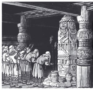 द एडवेंचर ऑफ द गॉड स्वेतोविद, 1934 द्वारा इवान याकोवलेविच बिलिबिन