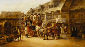 लंदन में कोच पर सवार होकर, 1879 द्वारा जेसी मैग्स