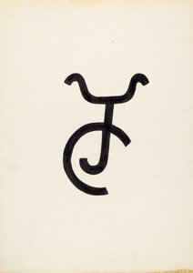 मवेशी ब्रांड, सी। 1936.