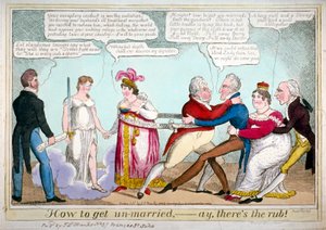 'कैसे अविवाहित पाने के लिए, ऐ, रगड़ है!', 1820