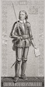 ओलिवर क्रॉमवेल (1599-1658) &39;अंग्रेजी और स्कॉटिश इतिहास के वॉल्यूम&39; के उदाहरण I से द्वारा जेएल विलियम्स