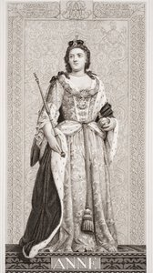 क्वीन ऐनी (1665-1714) `अंग्रेजी और स्कॉटिश इतिहास &39;वॉल्यूम II के चित्र