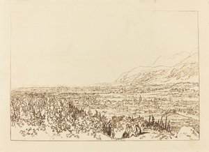 ग्रेनोबल से चेम्बरी तक आल्प्स की श्रृंखला, 1812 में प्रकाशित। द्वारा जोसेफ मैलॉर्ड विलियम टर्नर