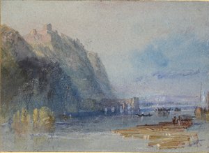 चेटो हैमेलिन, औडोन और एनेनिस के बीच, c1830 द्वारा जोसेफ मैलॉर्ड विलियम टर्नर
