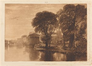 आइज़लवर्थ, 1819 प्रकाशित। द्वारा जोसेफ मैलॉर्ड विलियम टर्नर