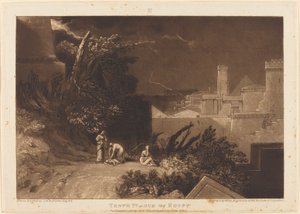 मिस्र की दसवीं प्लेग, 1816 प्रकाशित। द्वारा जोसेफ मैलॉर्ड विलियम टर्नर