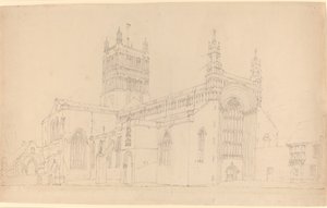 Tewkesbury अभय। द्वारा जोसेफ मैलॉर्ड विलियम टर्नर