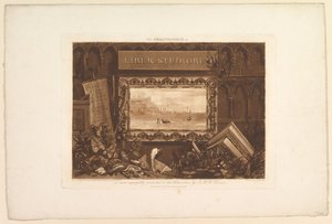 द फ्रंटिसपीस टू लिबर स्टडियोरम, मई 1812। द्वारा जोसेफ मैलॉर्ड विलियम टर्नर