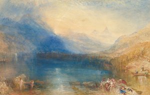 ज़ग की झील, 1843। द्वारा जोसेफ मैलॉर्ड विलियम टर्नर